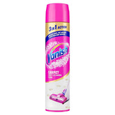 Vanish Gold Carpet Cleaner Foam 600ml with a pink cap delivers 3-in-1 action to remove dirt, pet messes, and odors—your go-to solution for carpet cleaning and pet hair removal.